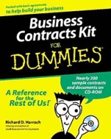 Business Contracts Kit for Dummies (With CD-ROM) артикул 9906c.